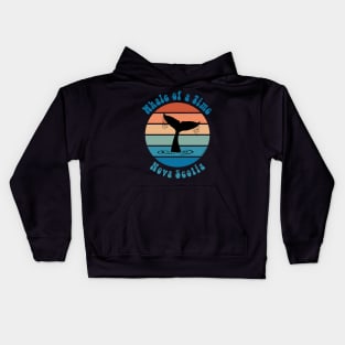 Whale of a Time Whale Watching Kids Hoodie